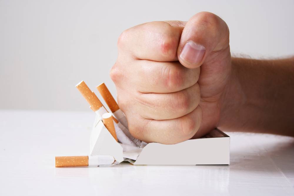 arrêt du tabac près de Jussac