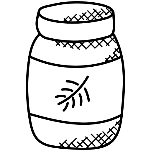 Pictogramme d'un bocal à thé
